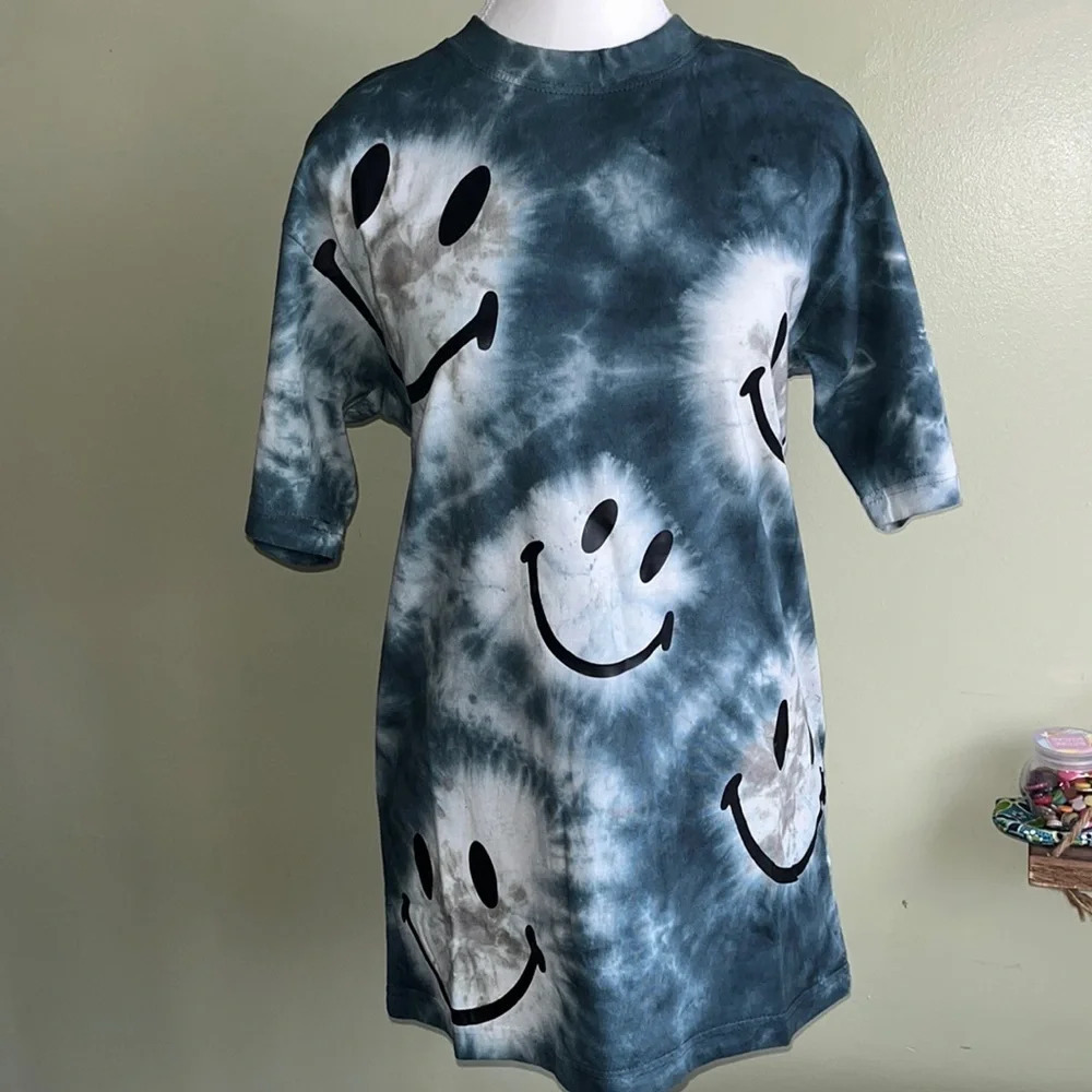 SMILEY x market TIE-DYE T-SHIRT
